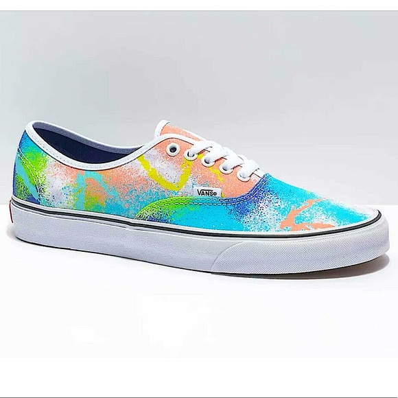 Vans Shoes - Vans Authentic Retro Multicolor Skate Shoes Tie Dye Size: Men's 4 | Womens 5.5